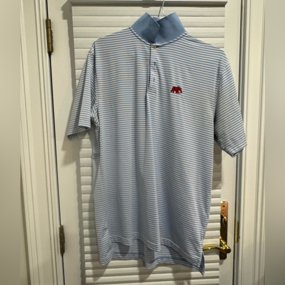 Peter Millar Men’s Alabama Elephantwear golf shirt (The Locker Room)